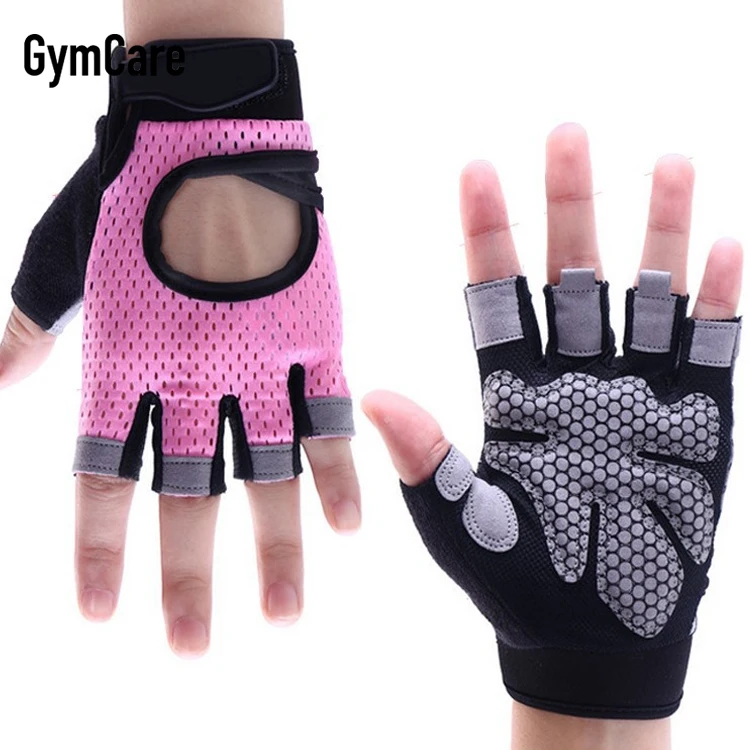 

Most popular products fitness workout gloves pink women fitness guantes para el gimnasio, Black grey pink