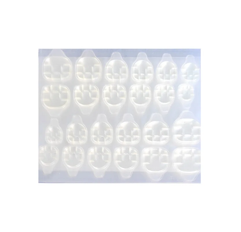 

Factory Price Double-Sided Adhesive Nail Stickers Transparent Invisible Jelly Glue Stickers Everything For Manicure, As the picture