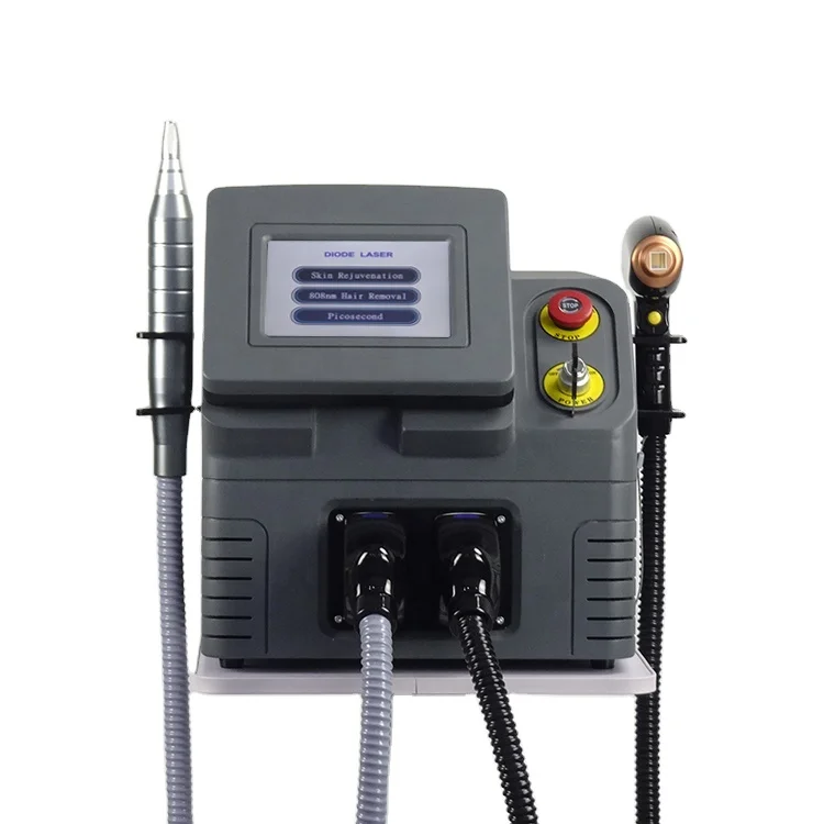 

2022 Free shipping 808nm Diode Laser 755nm Picosecond Laser Skin Rejuvenation Black face doll Beauty Equipment