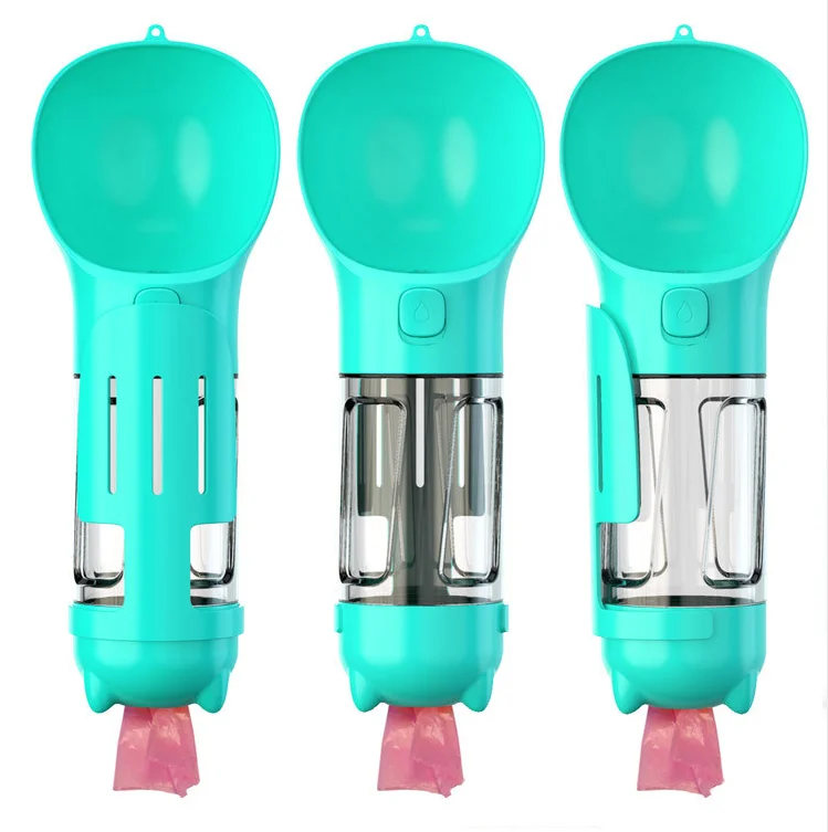 

500ml pet drinking water bottle portable pet dog water bottle for small large dogs, Blue/green/yellow/red
