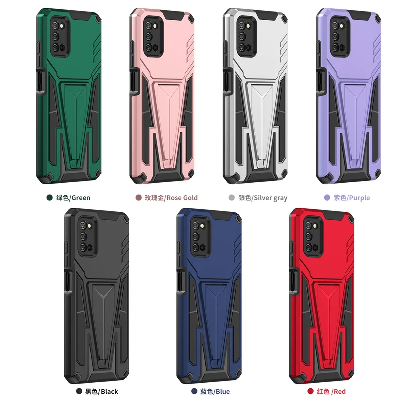 

Shockproof Armor Case For Samsung Galaxy A03S Back Cover Magnetic Car Holder King Kong Cases For Samsung A03S Phone Case S22 A32, Mix