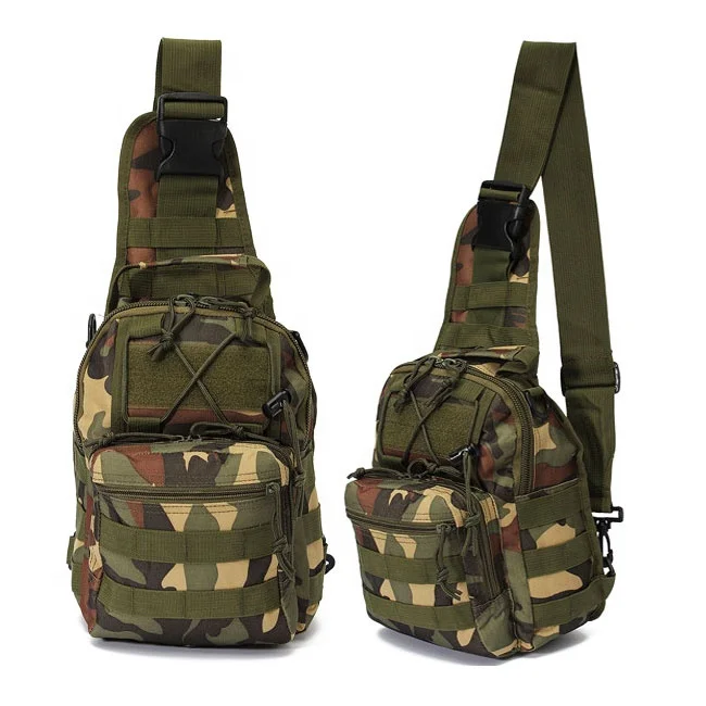 

Tactical Shoulder Sling Bag Small Outdoor Chest Pack for Men Traveling, Trekking, Camping, Rover Sling Daypack, Over 10 colors