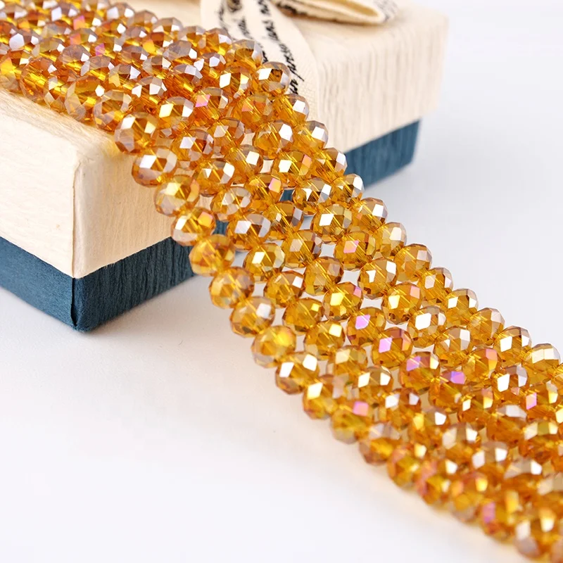 

fashion Jewellery high quality and colorful glass beads strands for jewelry making