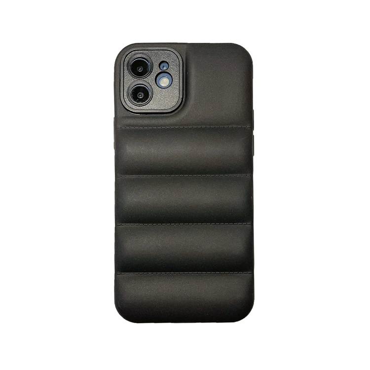 

DropShipping Multi-Color Protective Cover TPU Down Jacket Puffer Phone Case for iPhone 12 Pro Max, 6 colors