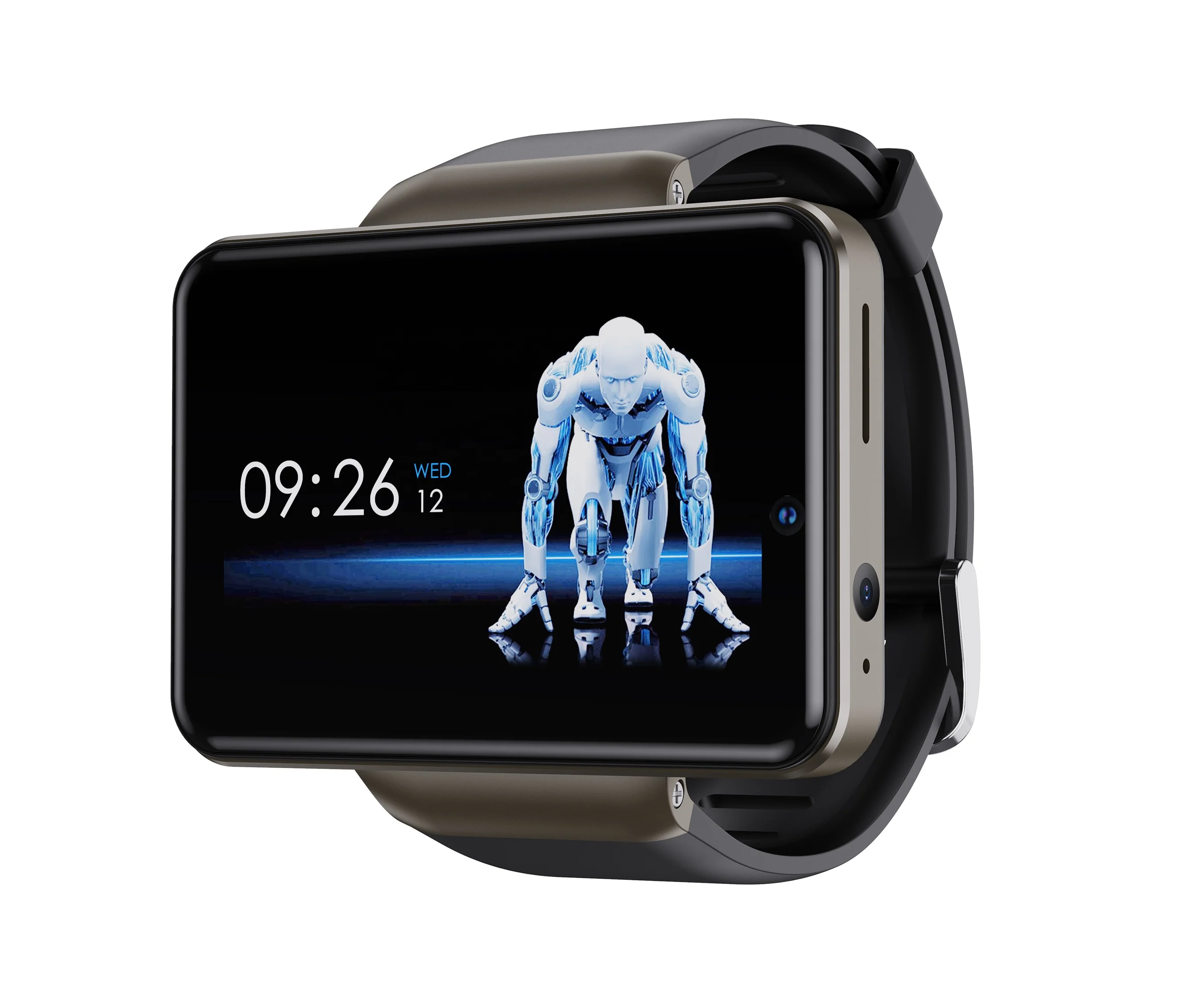 

2021 New DM101 4G Smart Watch Mobile Phone Android 7.1 Quad Core 3GB 32GB Heart Rate Pedometer IP67 Waterproof 2.4'' Smartwatch