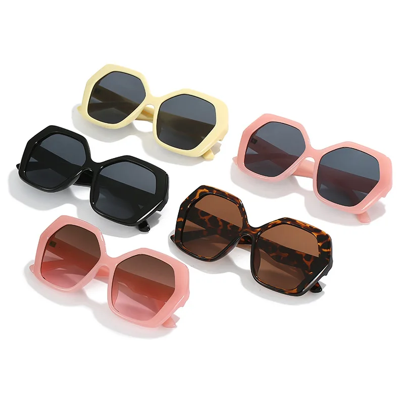 

0345 women fashion uv400 outdoor sunglasses hexagon fashion vintage eyeglasses retro sunglasses custom