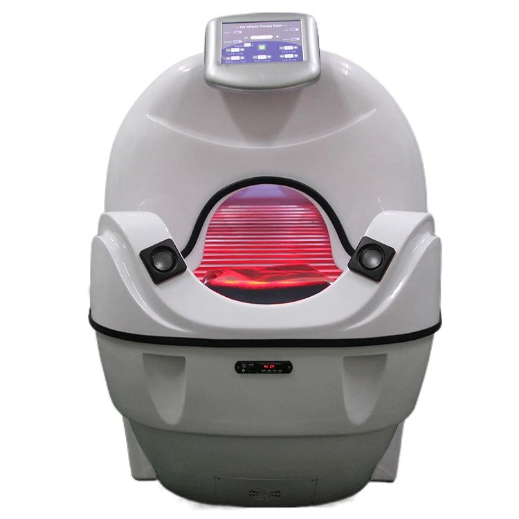 

2022 Most Popular Customized Infrared Ozone Therapy Slimming Spa Capsule Dry Steam Ozone Sauna Spa Capsule, White ozone spa capsule