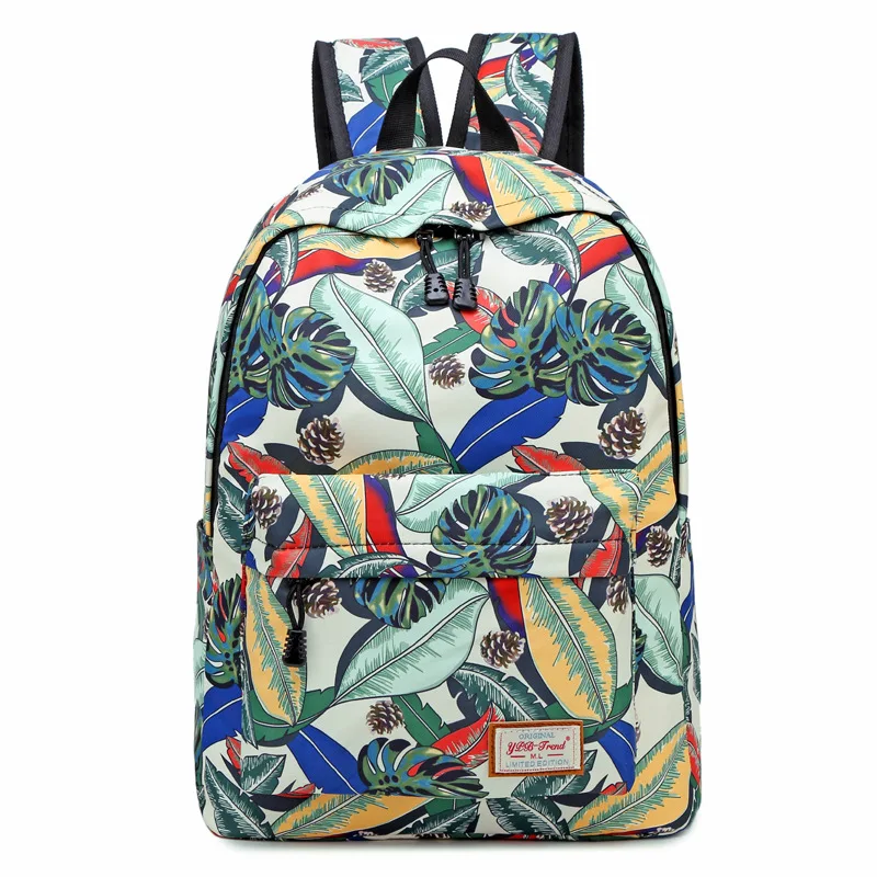 

Unisex waterproof backpack female Korean school bag large capacity casual bag