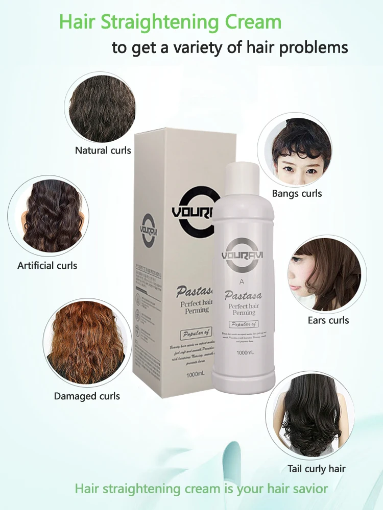 Professional Hair Relaxer Cream Beauty Salon Permanent Natural ...