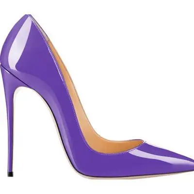 

custom designer heels luxury shoes women's high quality leather pumps 6 7 inch thin high heels dress shoes for women 2021, White, red, green, black, purple, pink, yellow