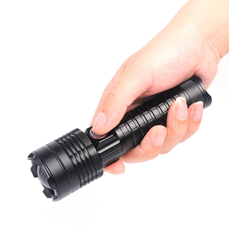 Rechargeable Tactical Flashlight Waterproof Handheld Flashlight for Camping LED Torch Flashlight