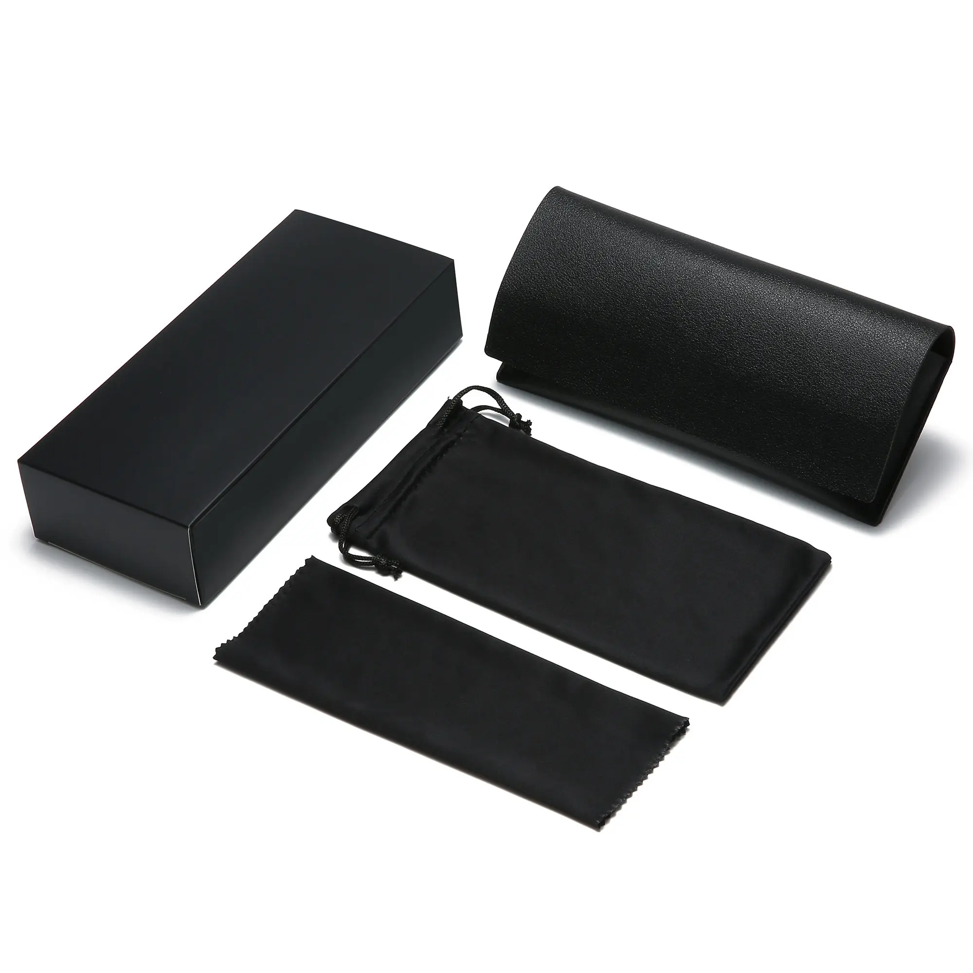 

Finewell Wholesale Custom Logo Glasses Case Set Accessories Custom Sunglasses Case Package