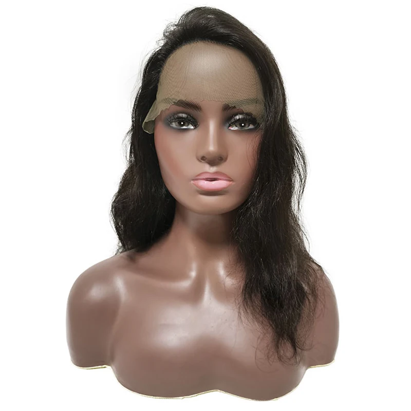 

African American Mannequin Head for Wigs Realistic Mannequin Head with Shoulders Female Mannequin Head and Bust, As the picture