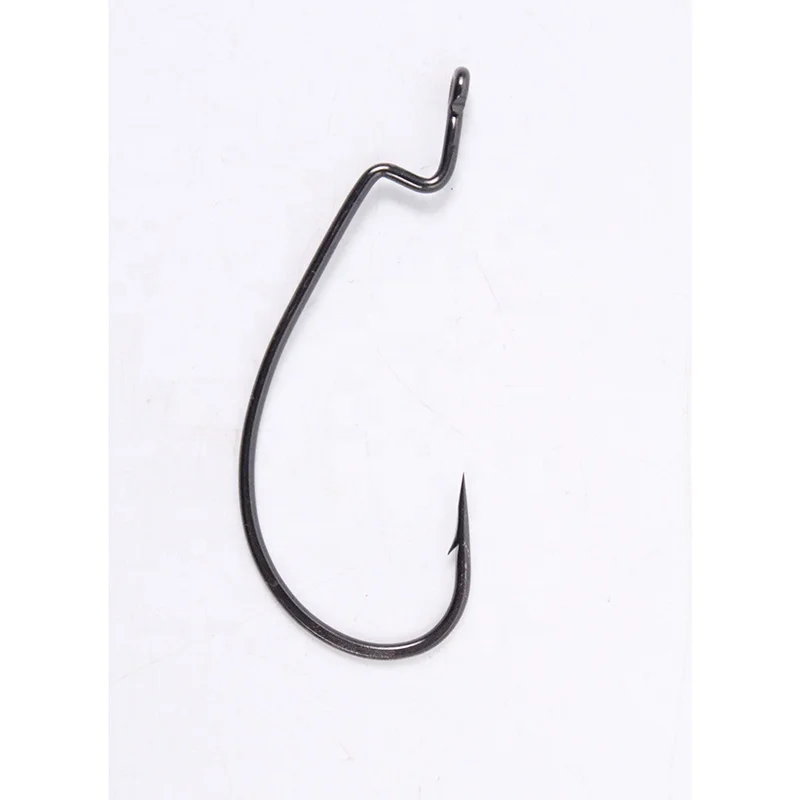 

Wholesale OEM and on stocks high-carbon steel crank hook fish hook raw lead soft bug hook for ocean boat fishing, Silver