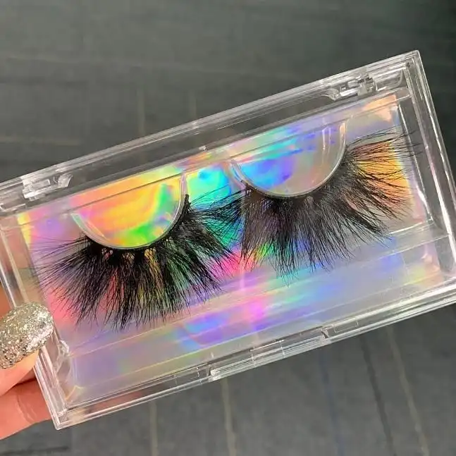 

custom eyelashes box packaging wholesale lashes 3d wholesale vendor 25mm eyelashes