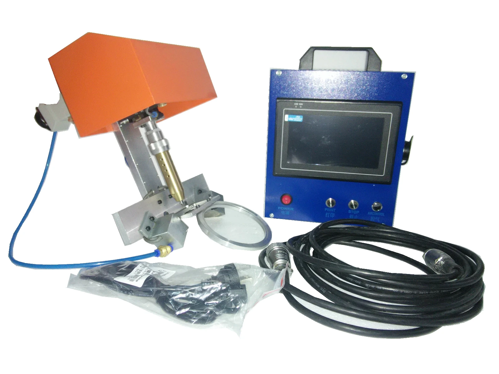 Factory Price Dot Peen Marking Machine For Gas Cylinder Hand-held Dot ...