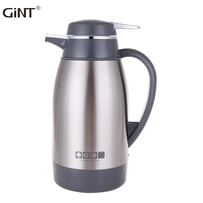 

1L Wholesale Made in China Stainless Steel PP Dallah Durable Coffee Pot With Good Quality, Customized colors acceptable