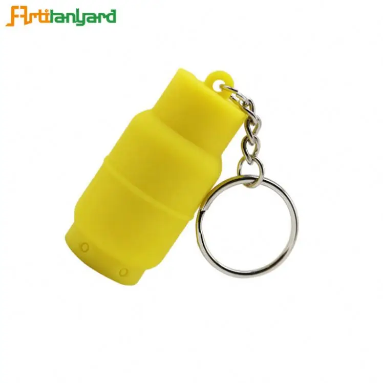 2d 3d Printed Epoxy Soft Keychain Your Design Manufacturer Blank Custom 3d Pvc Gas Cylinder