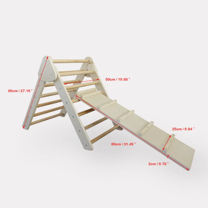 Westshore Kids Wooden Climbing Frame Triangle Pikler Climbing Equipment ...