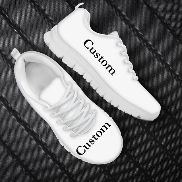 

Custom Your Logo/Image/Design/Text/Name Printed Women Flats Sneakers Brand Design Ladies Shoes Drop Shipping Wholesale Footwear, As image shows