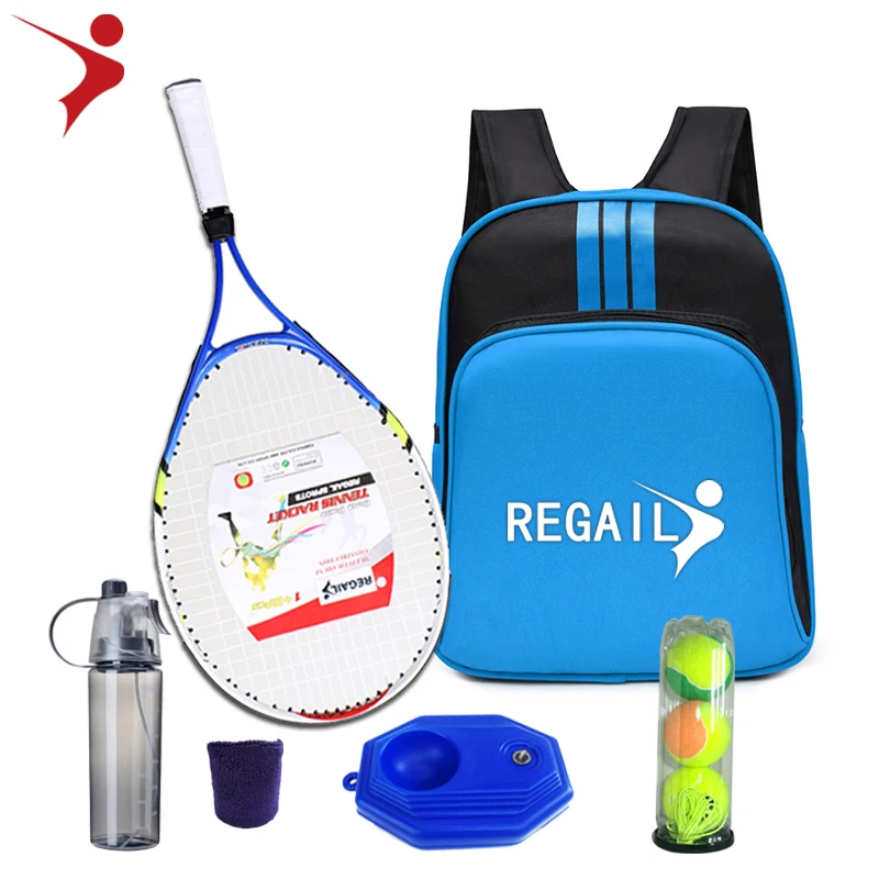 

Hot sale Regail Tennis racket set gift custom 23 inch aluminum one children/kids tennis racket/junior tennis racquet