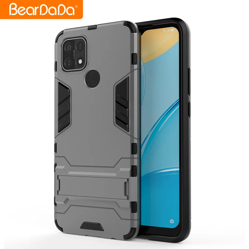 

Defender Dual Layer Bumper Hard Back Case Cover for OPPO A15