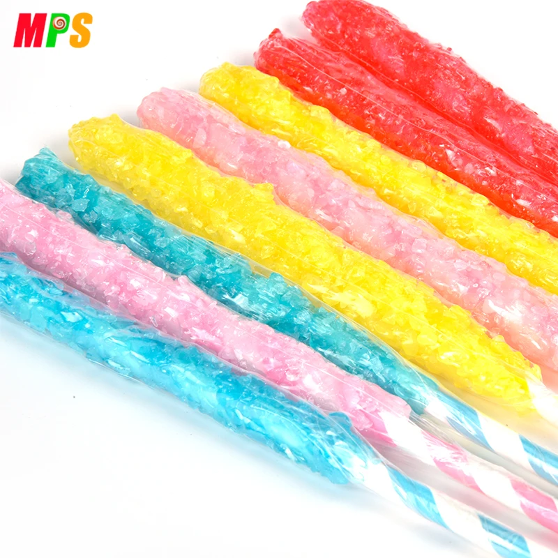 
Sour Rock Candy Sticks Assorted Colors 