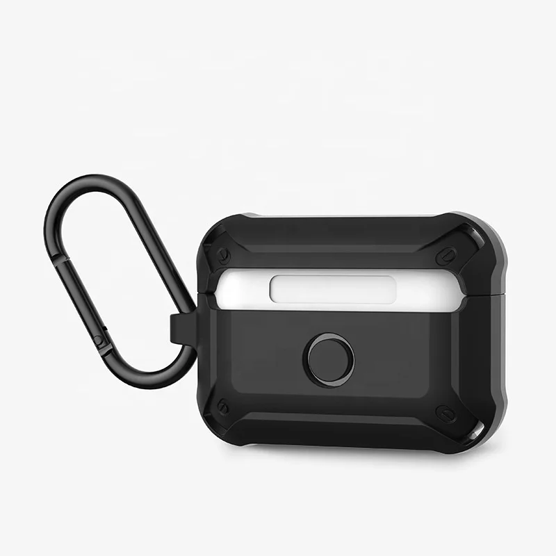 

HIgh Quality Protective Wireless Earphone Case For Apple Airpods 2nd 3rd Generation Pro Shockproof Cover With Switch