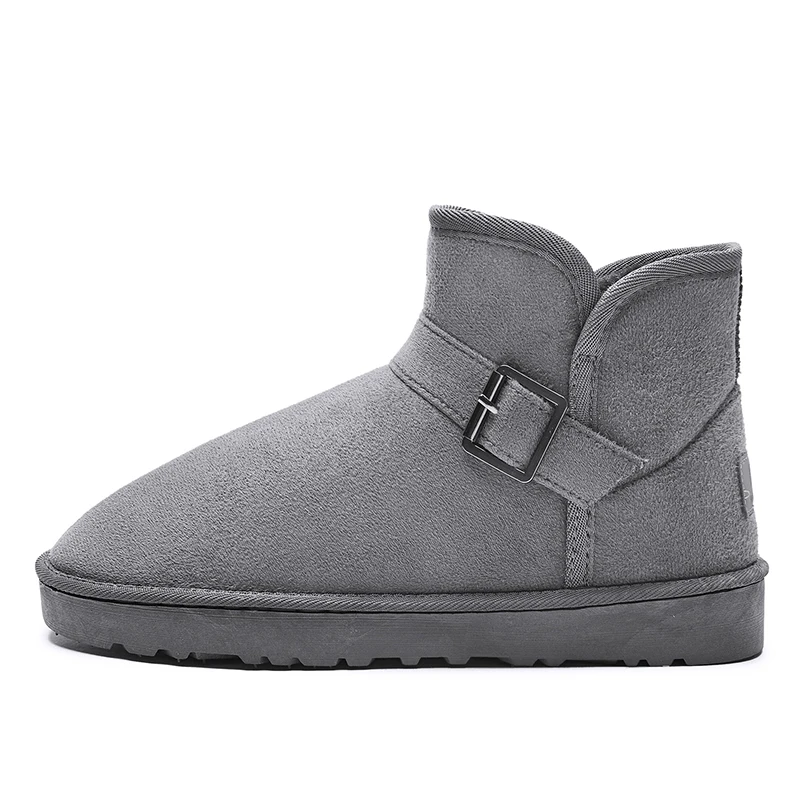 

Best selling Martens Boots Suede Buckle Strap Round Toe Women Winter Boots snow boots for girls, White,black