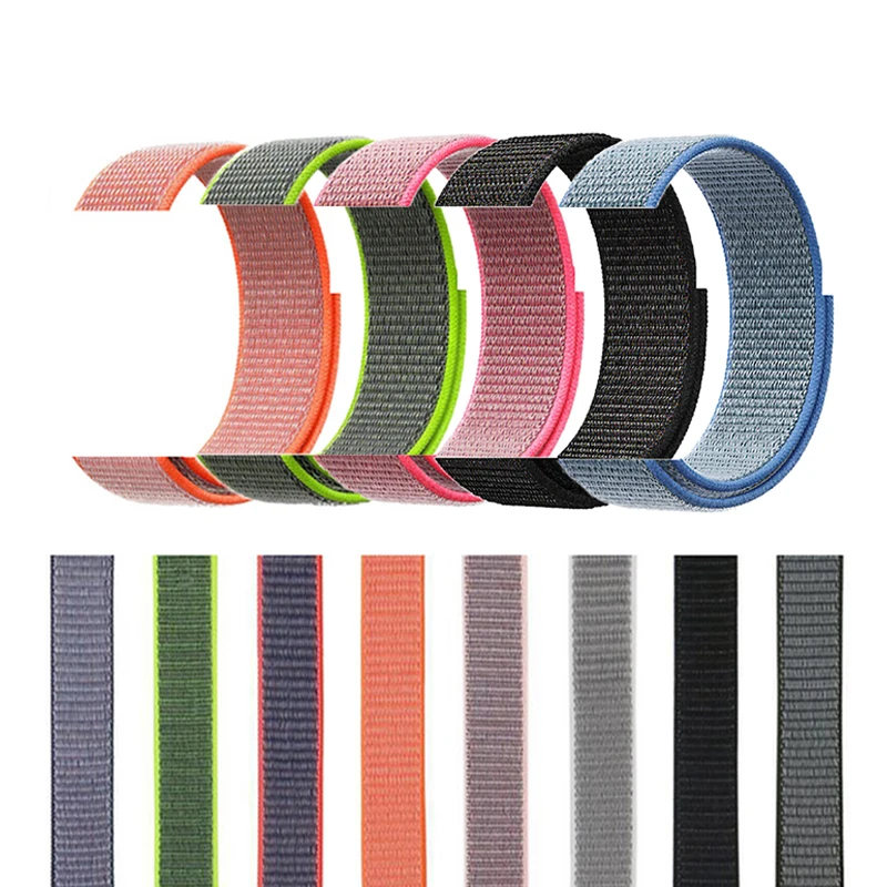 

BOORUI nylon strap for apple watch fashion colorful watch strap for apple watch band series 1 2 3 4 5 6, 71 colors