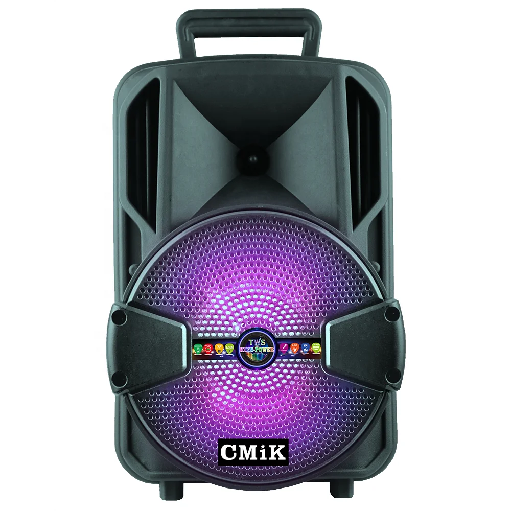 

cmik mk-b13 oem odm parlantes de music big audio mobil parlantes 8 pulgadas with mic remote subwoofers studio blue tooth speaker