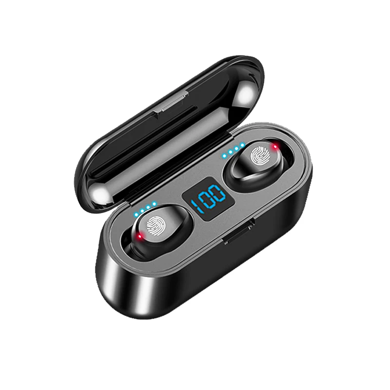

Dropshipping TWS F9 touch earplugs 5.0 stereo in-ear headphones with power display