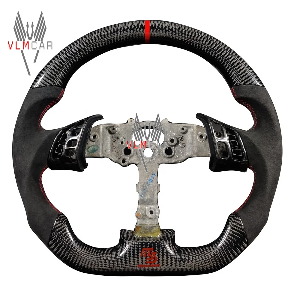 

carbon fiber steering wheel for Mazda 3 /mazda 6/Available for all car models, Black