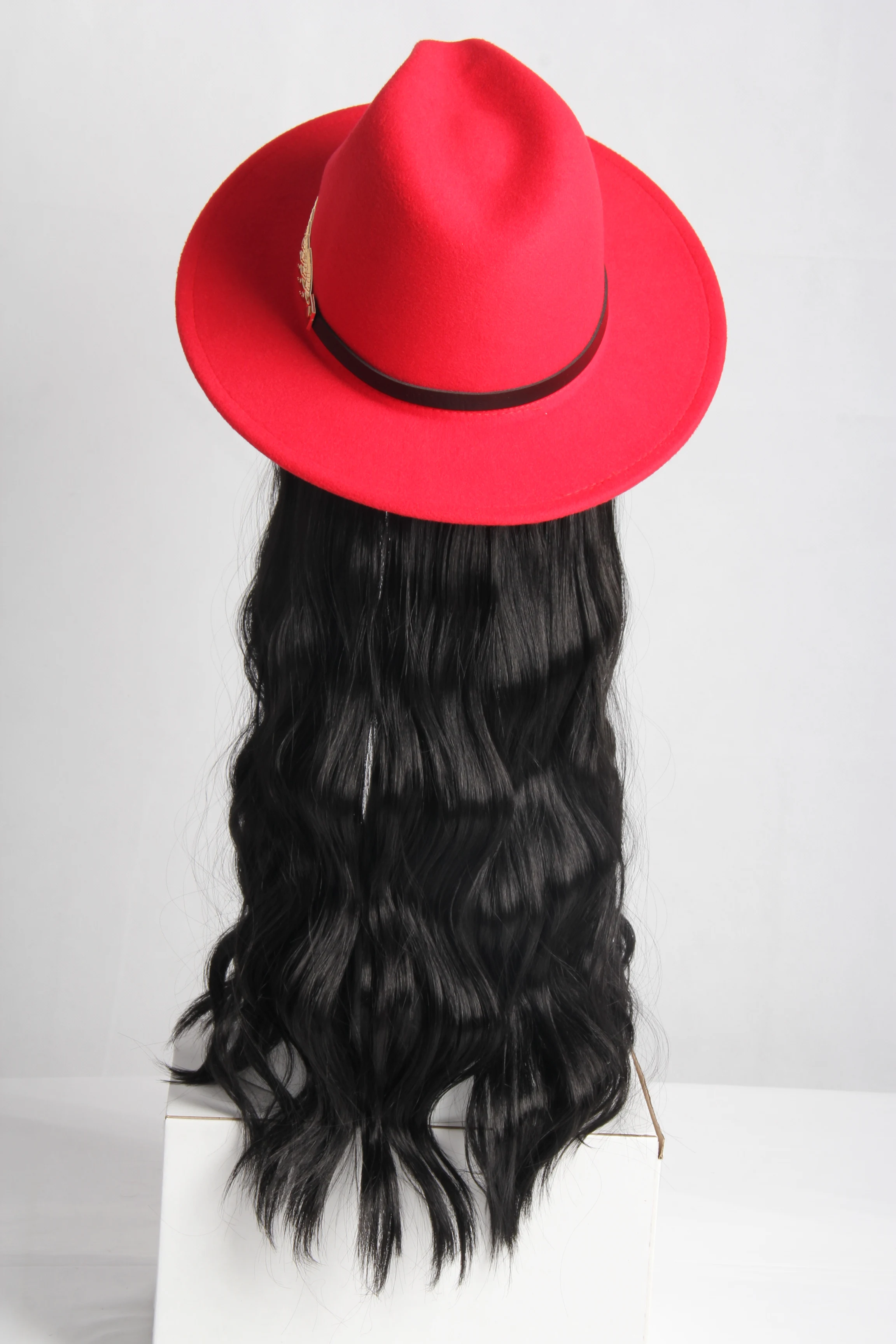 2019 New Arrivals Popular Wig Hats For Sale,Can Be Customized Hat Wig