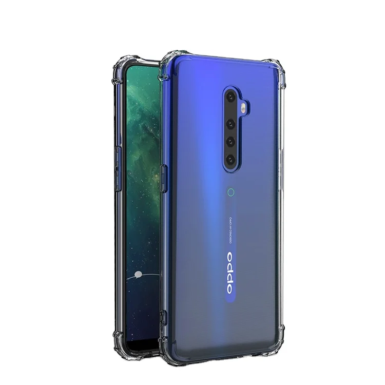 

For Oppo Reno2 Case,factory price Protective Case Clear shockproof flexible TPU Bumper soft case Cover for Oppo Reno 2