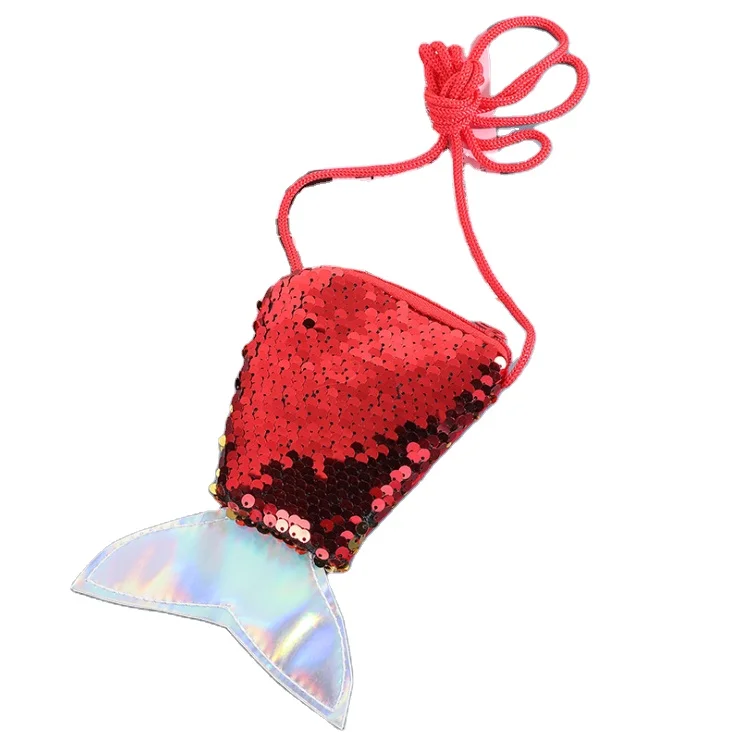 

Wholesale Funny Unicorn Sequins child Coin Purse, Pink,blue,red,pink