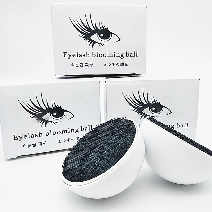 

Private label acrylic eyelash pallets tools lashes holder Custom packaging Eyelashes eyelash blooming ballwith elastic strap, Black