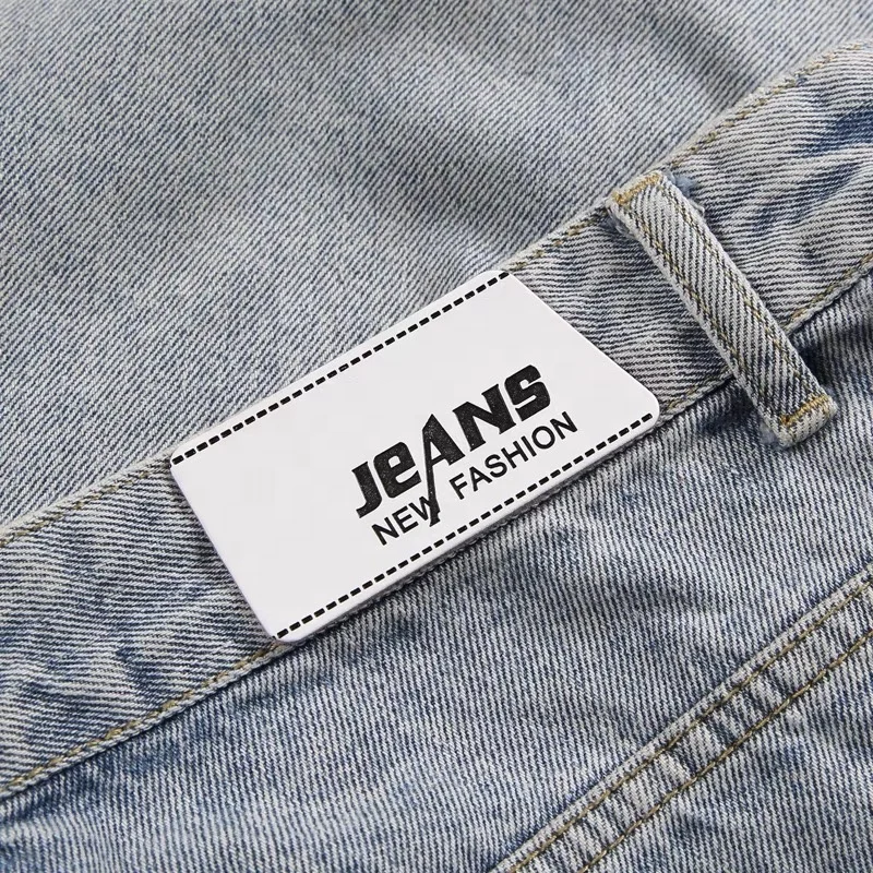 

China Hat Denim Patches Custom Heat Press Leather Patch With My Own Label, Follow pantone color chart