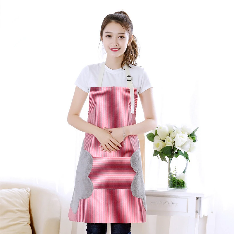 

Custom Logo Cheap PVC Kitchen Apron Oilproof Waterproof Kitchen Cooking Clothes