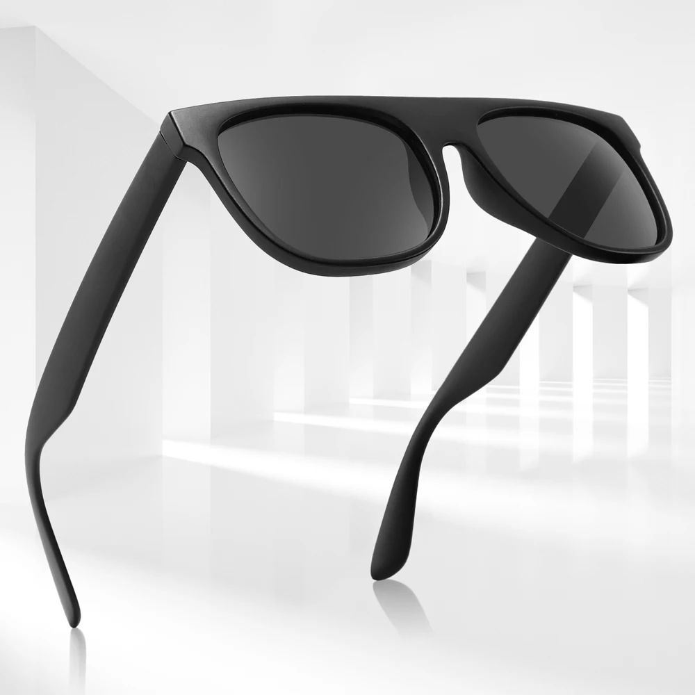 

2022 New Arrivals Sunglasses Plastic Frame Square Shade Custom Logo Woman Sun Glasses Fashion Sunglasses UV 400 Polarized Unisex, Custom color