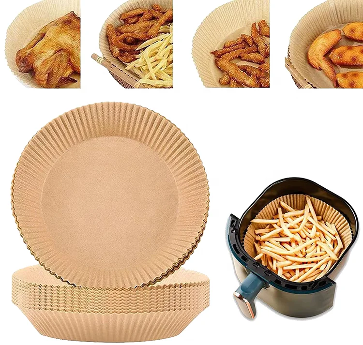 

Wholesale Air Fryer Parchment Paper Liner Non-stick Greaseproof Disposable Air Fryer Paper