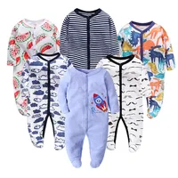 

Wholesale Cheap Cotton New Born Jumpsuit Romper Baby Clothes Girl Boy Kid Pajama Sleepsuits