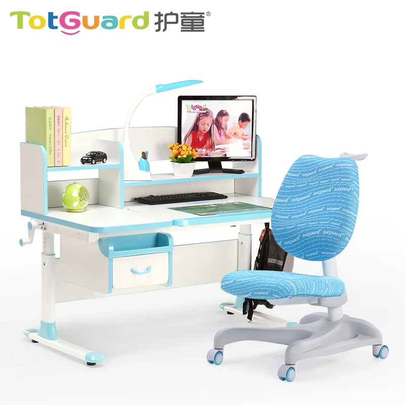 
hot sale ergonomic MDF study table chair for children 