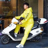 

yellow pvc full body clear transparent fashionable reflective givi heavy duty for motorcycle riders cloth plastic raincoat