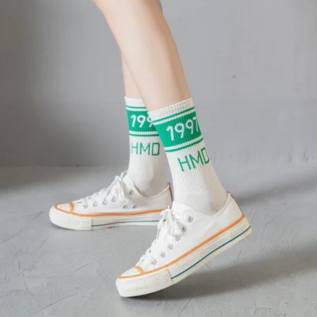 

Spring Fashion comfortable custom design socks women jacquard socks, Custom color