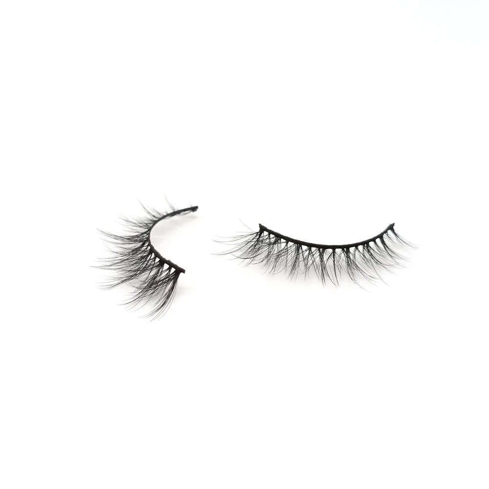 

3d Silk Eyelashes and Glue Wholesale Natural Cruelty Free Faux Mink Full Strip Lashes Hand Made Natural Long Synthetic Hair 15mm, Natural black mink eyelashes