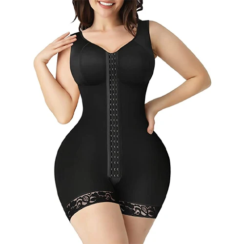 

high compress Post Surgery Butt Lifter Body Contour colombianas Faja colombian wholesale Plus Size Shapewear Bodysuit, Skin black or custom