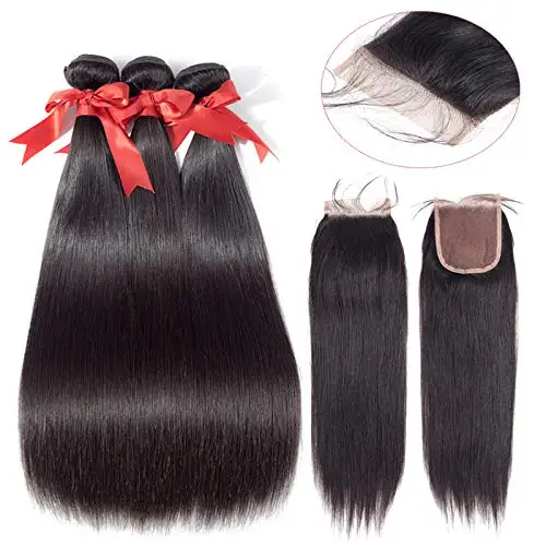 

Direct Factory Cheap Price Straight Raw Virgin Swiss 4*4 Lace Closure With Baby Hair Human Hair Closure