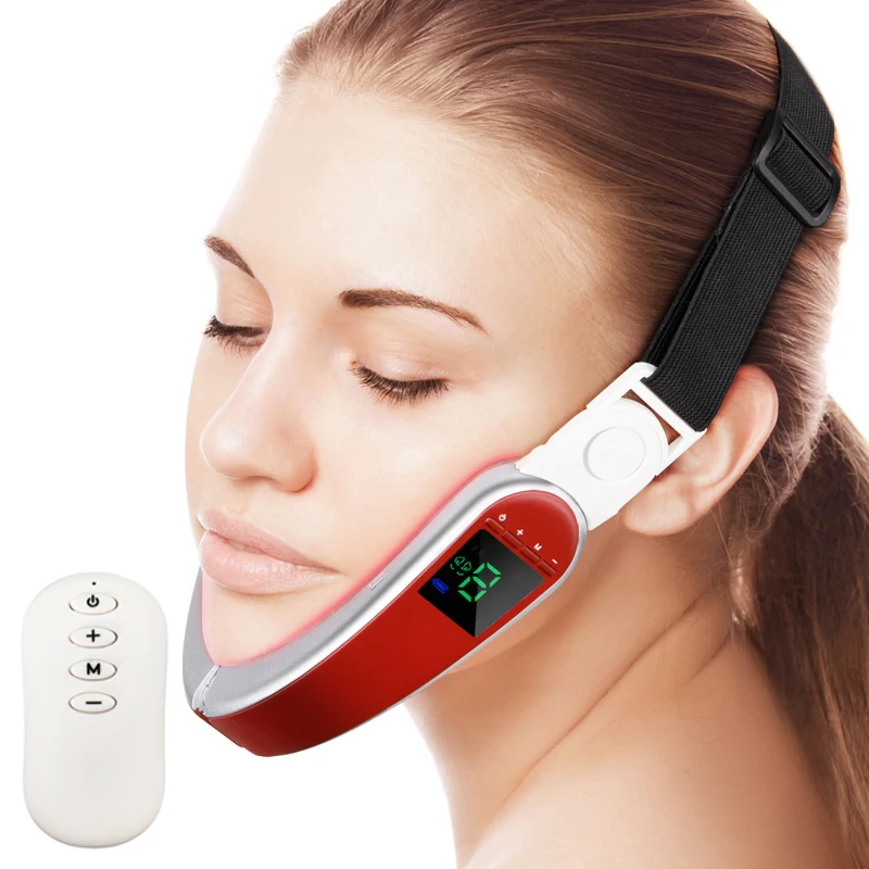 

EMS micro current Vibration facial massager face lift beauty instrument face slimming double chin v line face lifting shaping