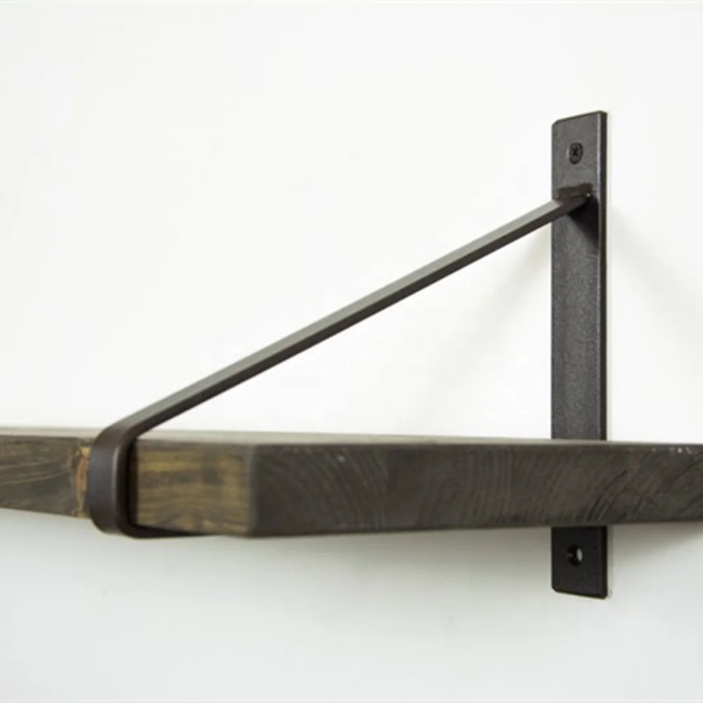 

Industrial Metal Wall Holder Commodity Shelf Bracket Triangle Steel Shelf Bracket Wall Hanging Brackets